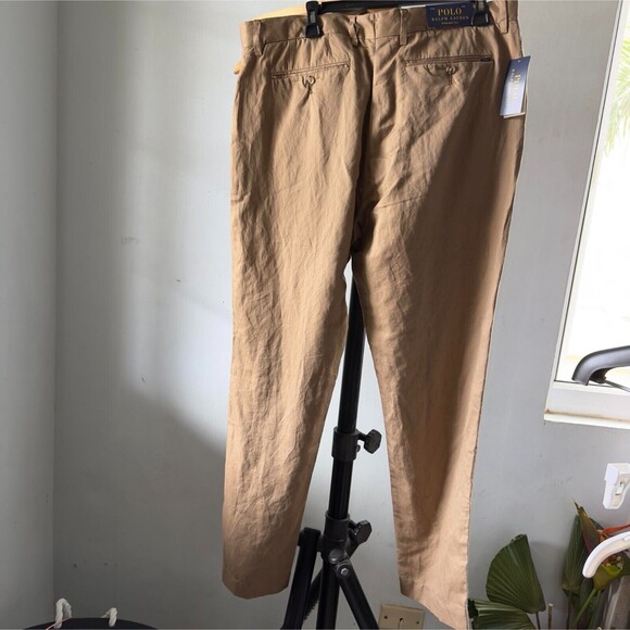 NWT $125 Polo Ralph Lauren Men's Pants 36X30,36X34 LINEN BLEND STRAIGHT LEG - Picture 7 of 7